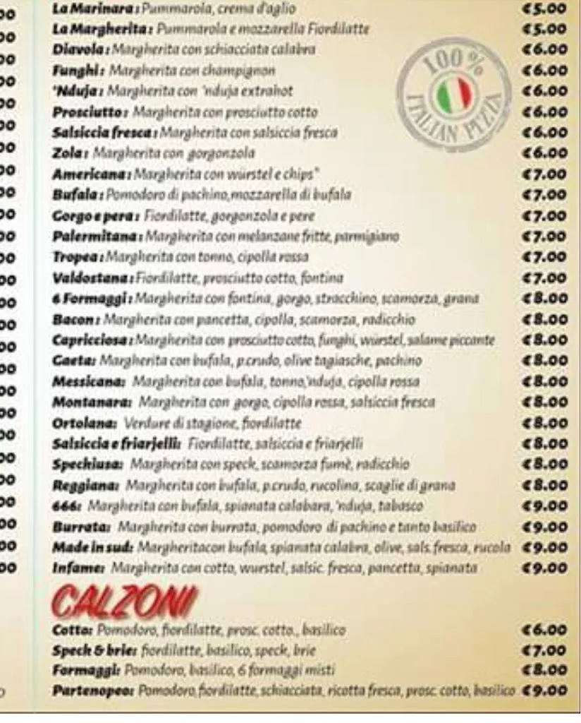 Menu_100% Made in Italy - panuozzi e pizze da asporto_Settimo_image_4