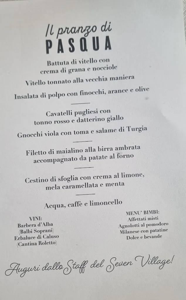 Menu_Seven Village - Seven Beach_Settimo_image_1