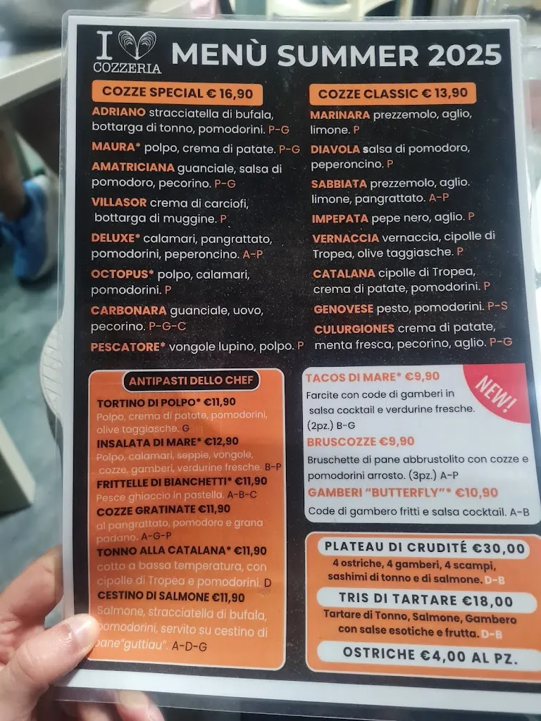 Menu_I LOVE COZZERIA SETTIMO SAN PIETRO_Settimo_image_2