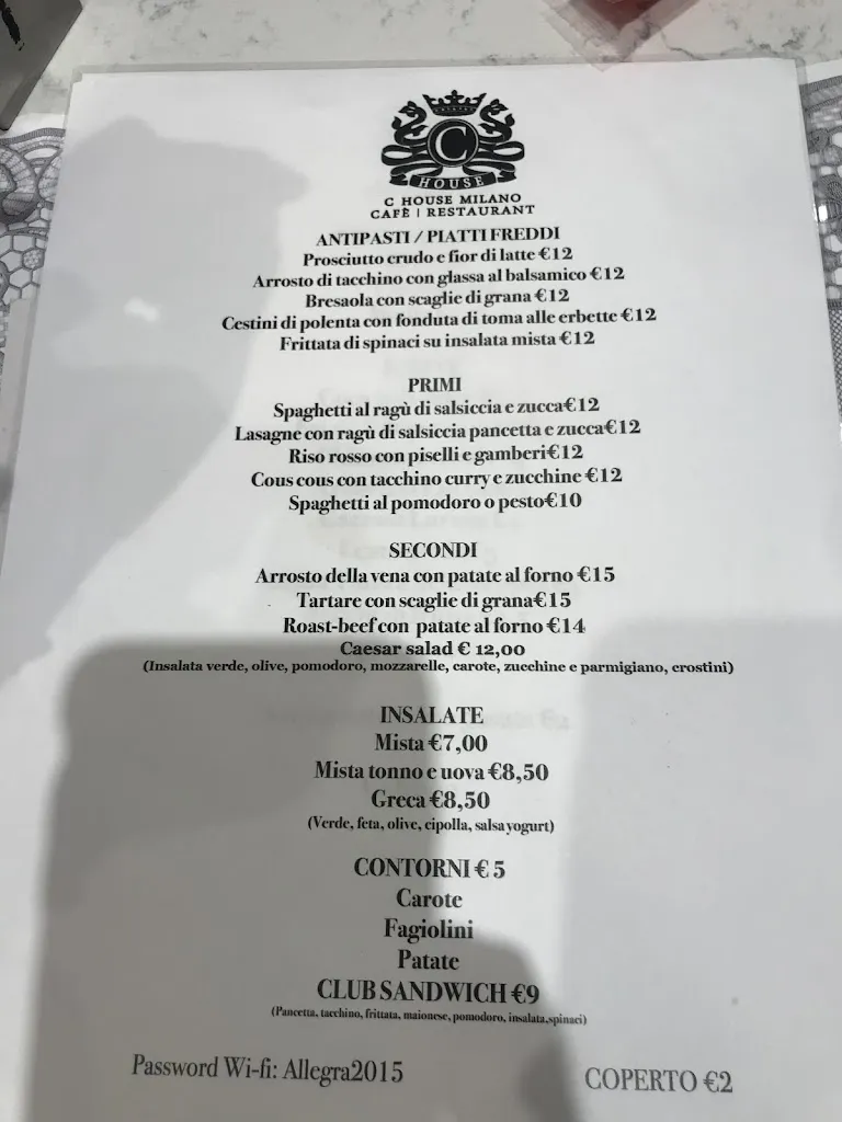 Menu_C-HOUSE MILANO cafè|restaurant_Settimo_image_3