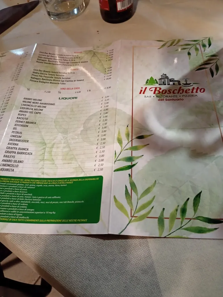 Menu_Bar Ristorante Pizzeria 