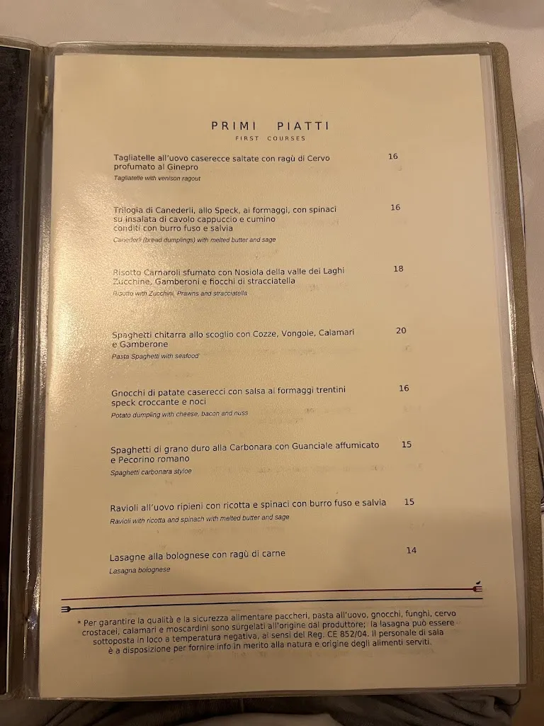 Menu_Ristorante Pizzeria Chistè Trento_Trenta_image_4