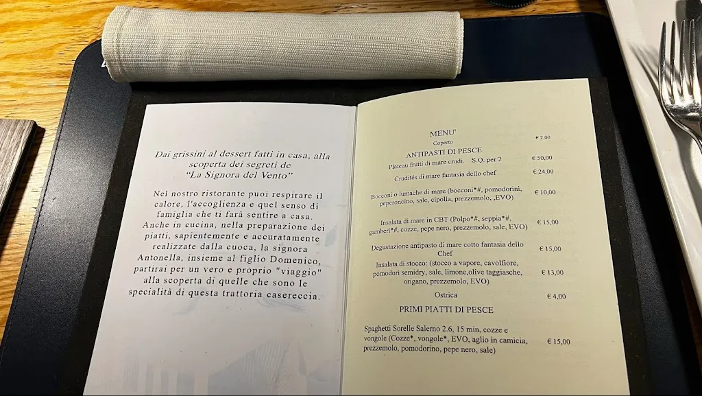 Menu_La Signora Del Vento_Villa San Giovanni_image_1