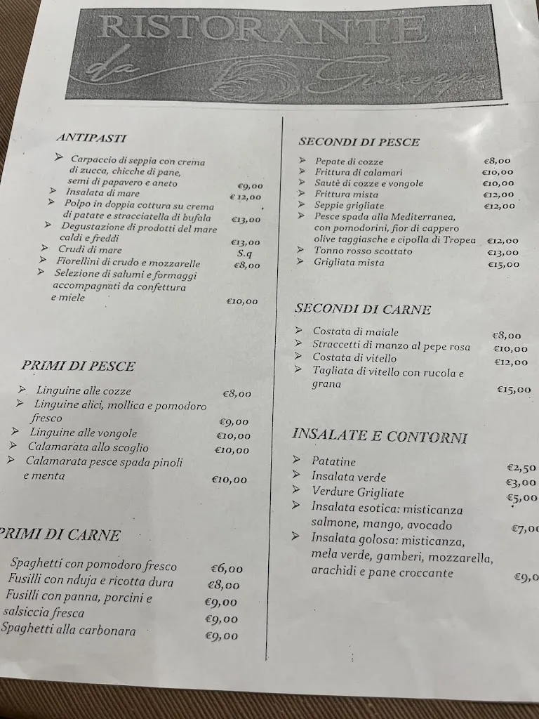 Menu_Da Giuseppe_Villapiana Lido_image_3