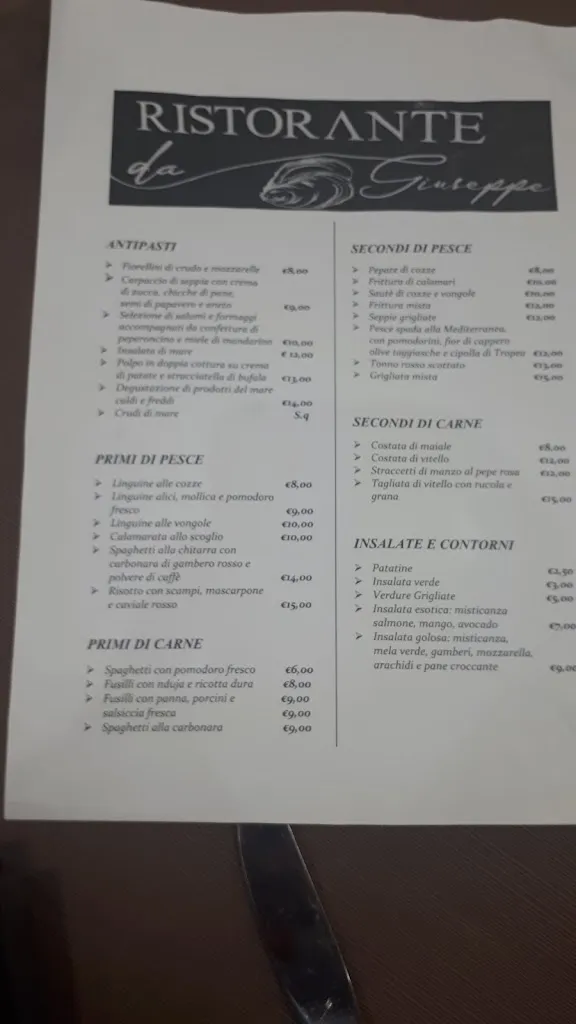 Menu_Da Giuseppe_Villapiana Lido_image_4