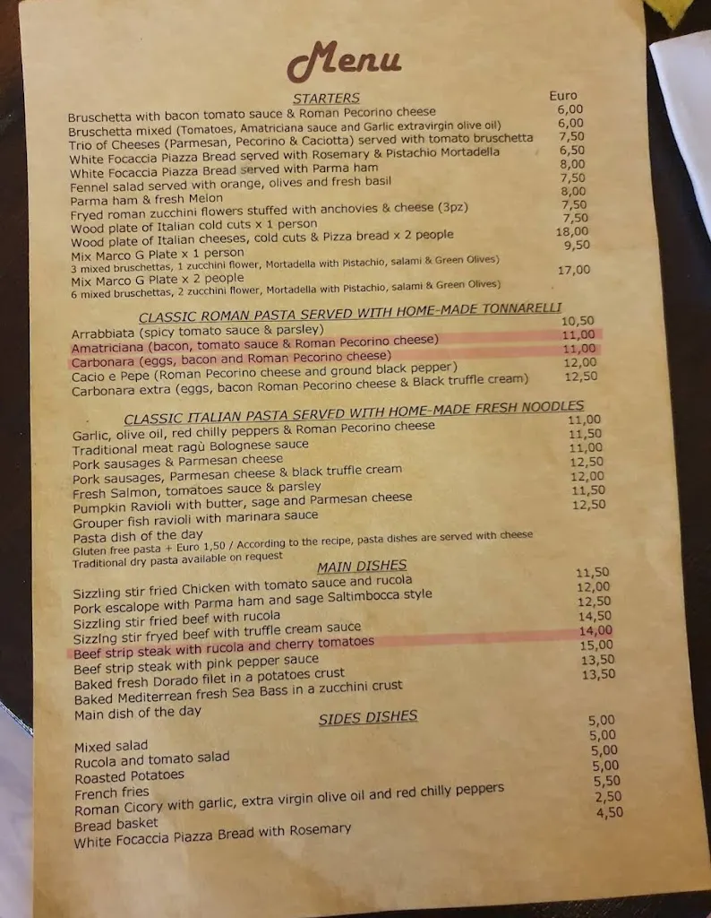 Menu_Marco G Osteria_Weather Station_image_1