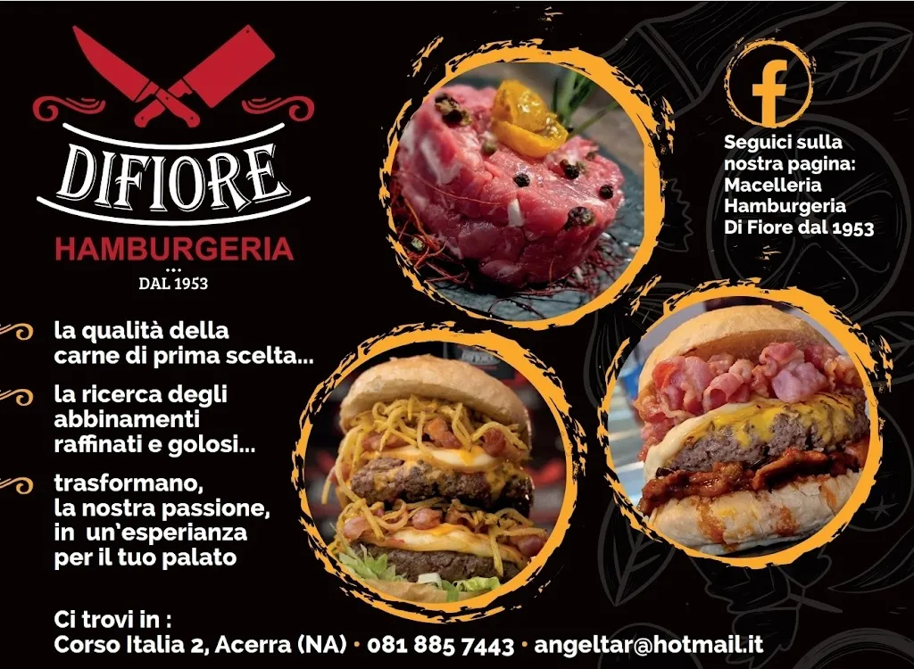 Menu_Macelleria Hamburgeria Di Fiore dal 1953_Acerra_immagine_1