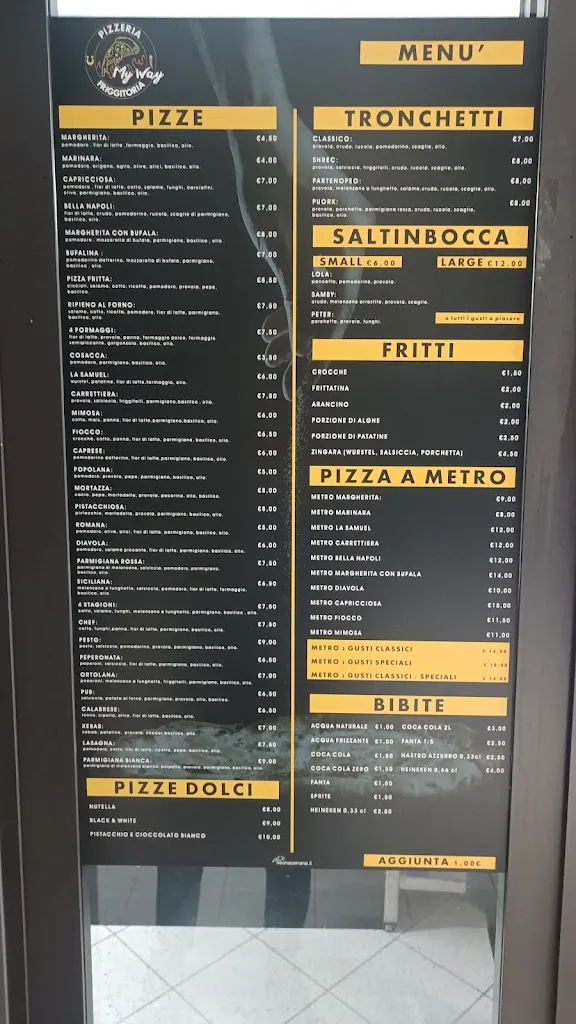 Menu_My Way A modo mio..._Acerra_image_1