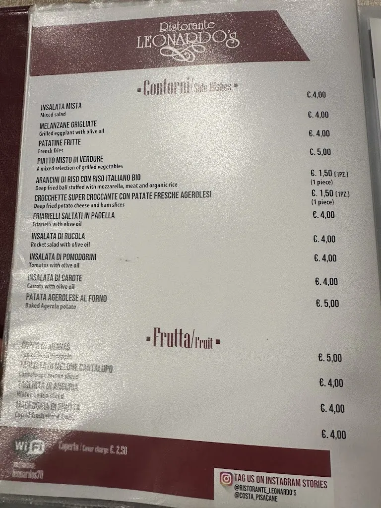Menu_Ristorante Leonardo's_Agerola_immagine_3