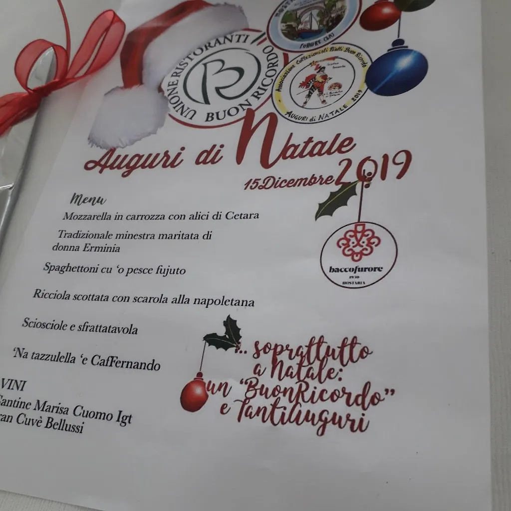 Menu_Baccofurore Albergo Dipinto e Hostaria dal 1930_Agerola_image_1