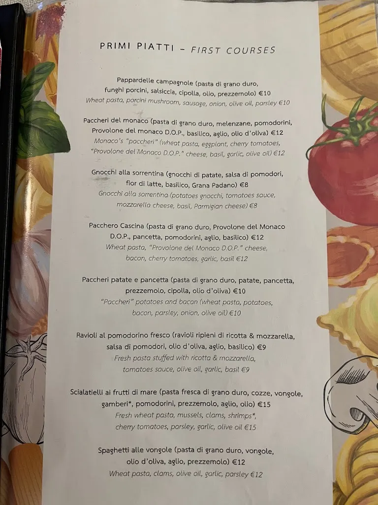 Menu_La Cascina del Sole - Ristorante_Agerola_image_1