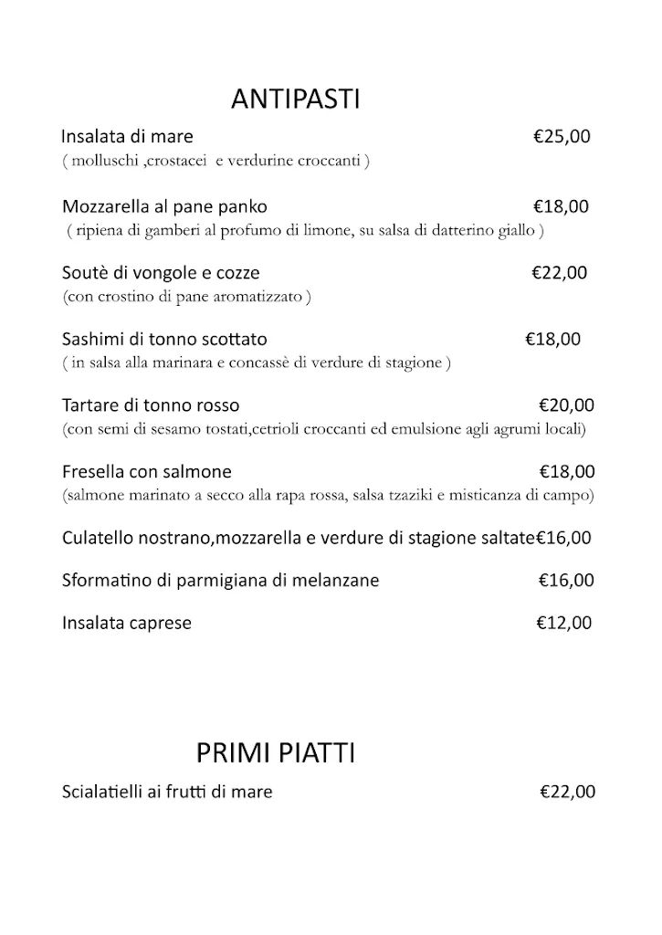 Menu_Hotel Holiday's Fico d'India_Agerola_image_2