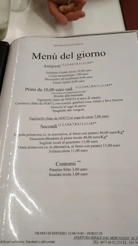Menu_La Conchiglia_Fossacesia_immagine_1