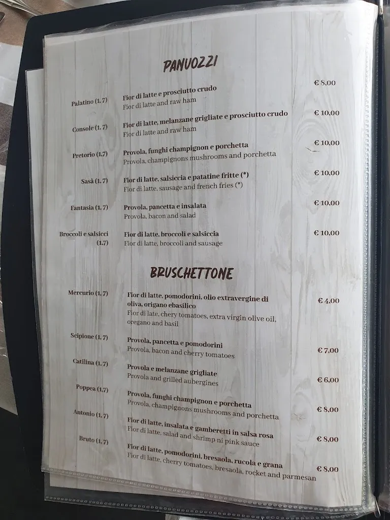 Menu_hosteria la pennata_Agerola_image_1