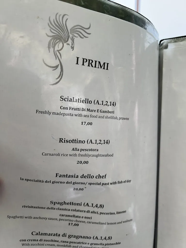 Menu_L'Incanto, Amalfi Coast_Agerola_image_3