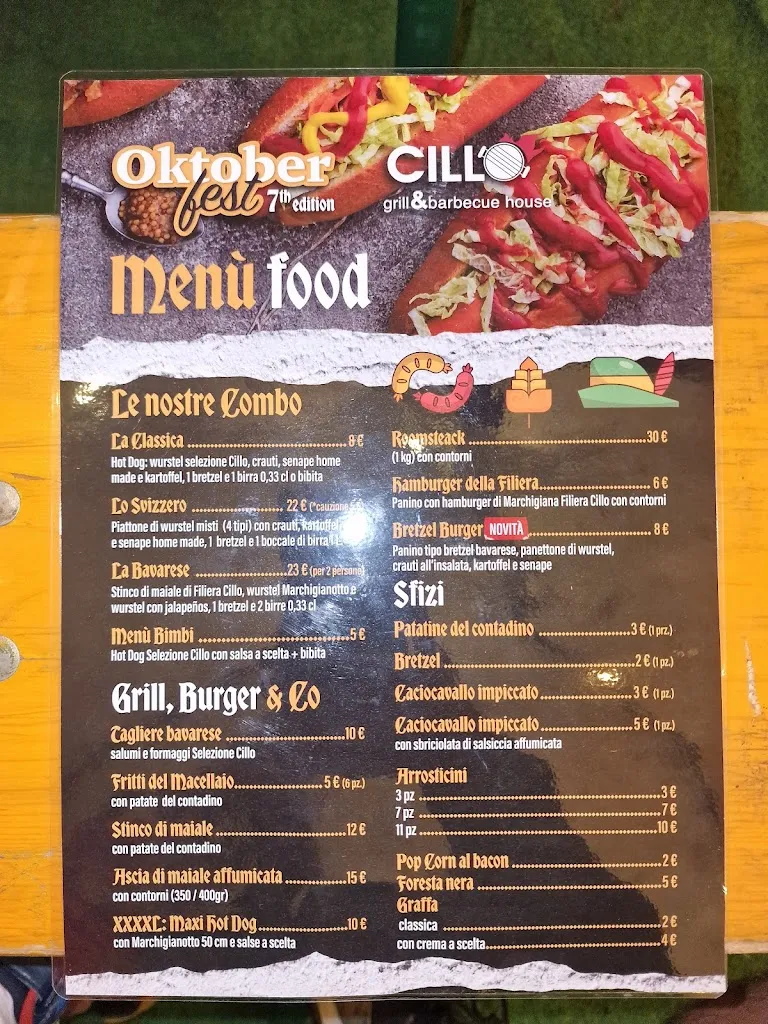 Menu_Cillo Grill&Barbecue House_Airola_image_1