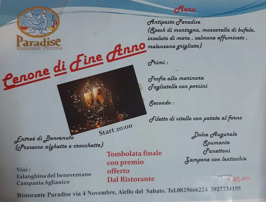 Menu_Paradise Di Di Bella Mario_Aiello del Sabato_image_2