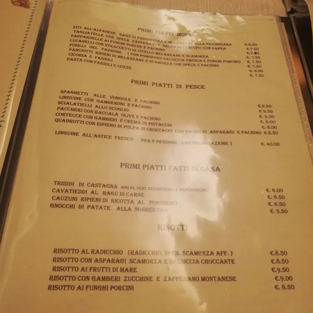 Menu_La Taverna Del Sole Ristorante - Pizzeria - Sala Ricevimenti_Alfano_image_1