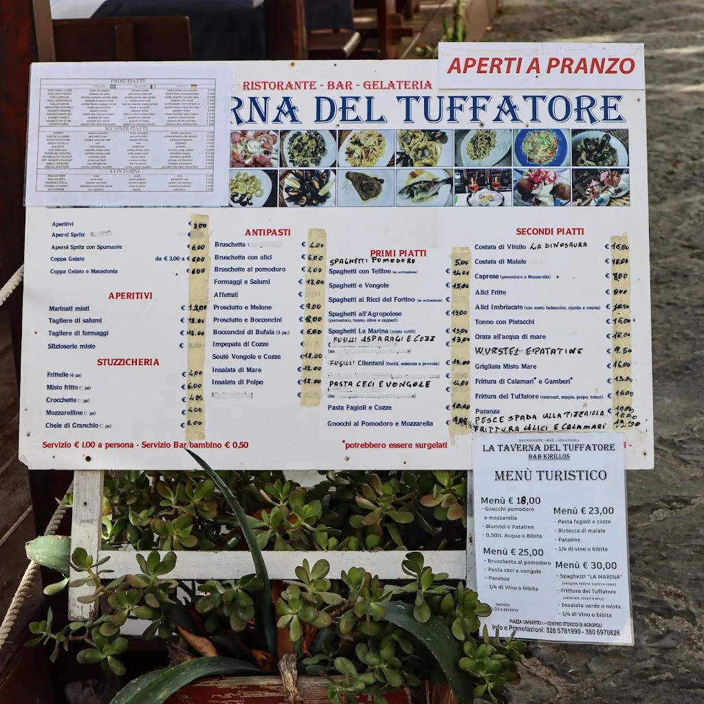 Menu_RISTORANTE LA TAVERNA DEL TUFFATORE_Agropoli_immagine_1