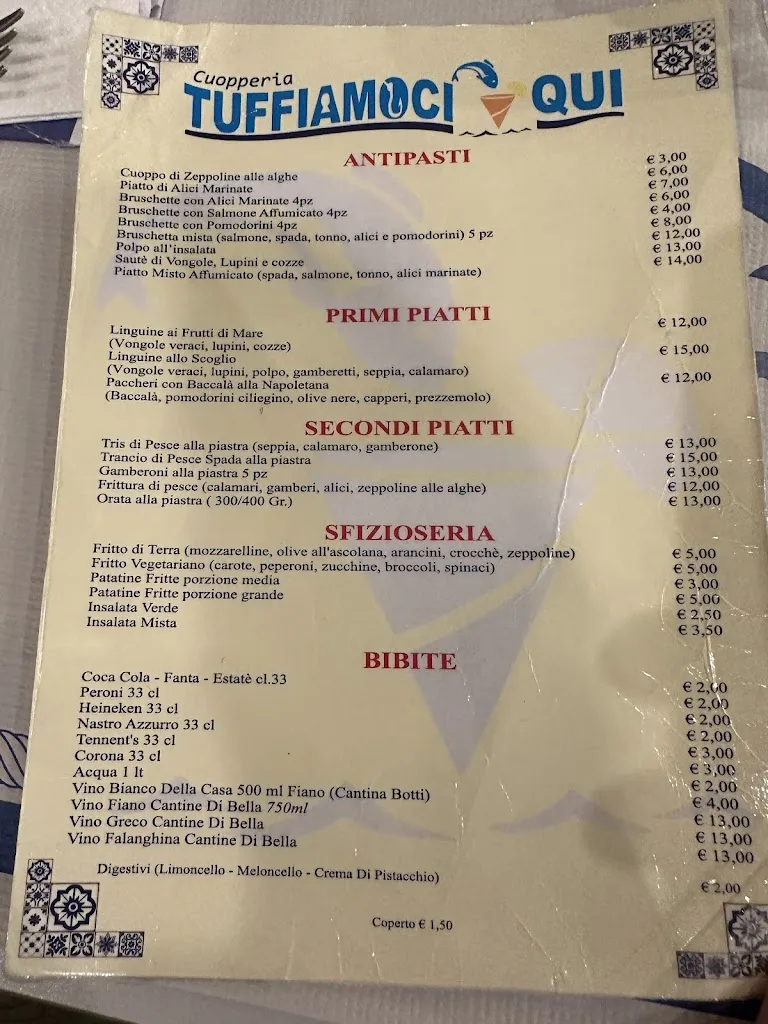 Menu_Cuopperia TUFFIAMOCI QUI_Agropoli_image_2