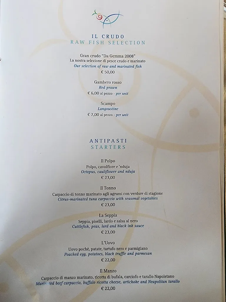 Menu_Da Gemma_Amalfi_image_3