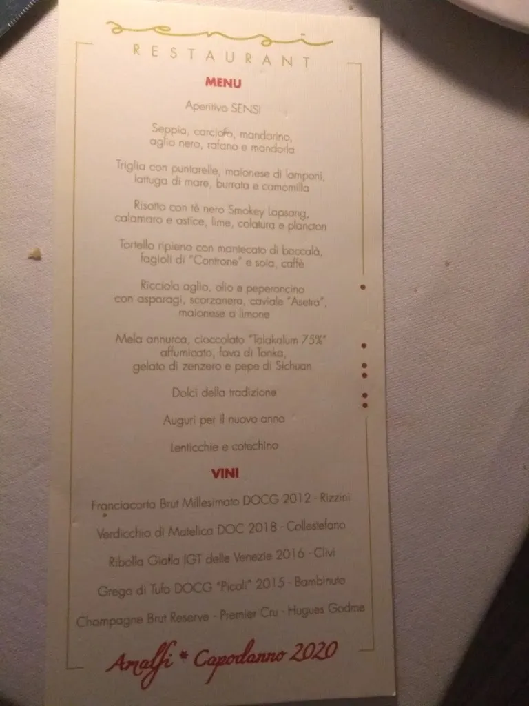 Menu_Sensi Restaurant_Amalfi_image_2