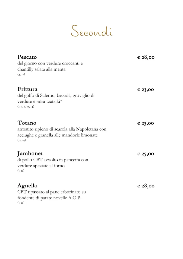 Menü_Tarì Art Restaurant_Amalfi_Bild_1