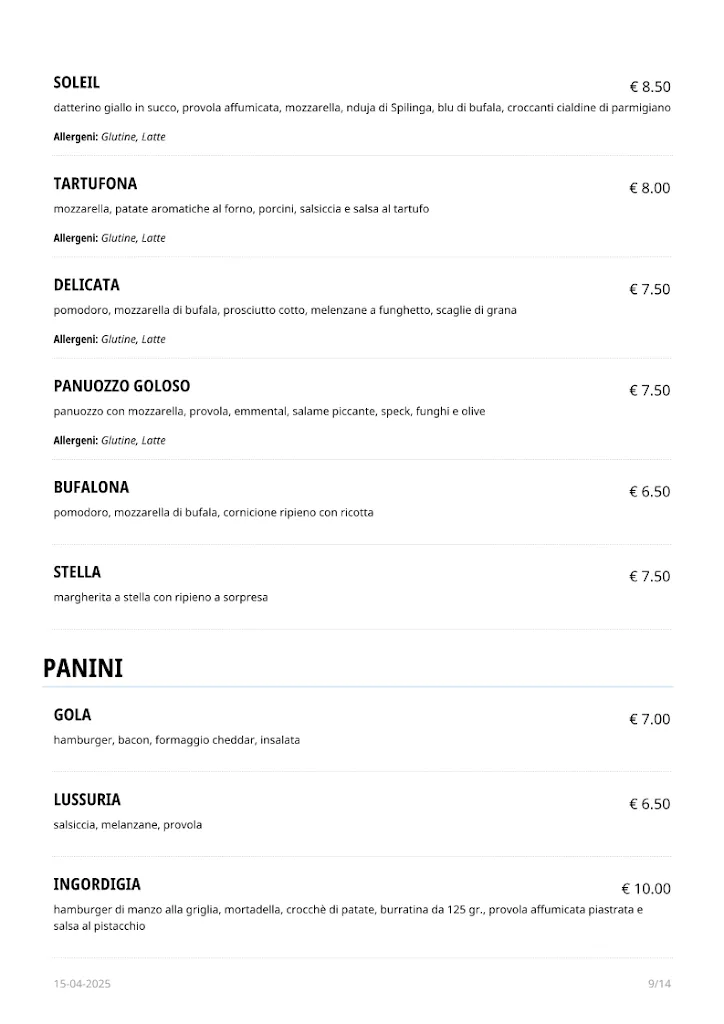 Menu_Ristorante - Pizzeria 