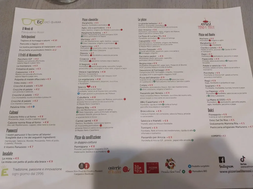 Menu_Pizzeria elite Pasqualino Rossi_Alvignano_image_2
