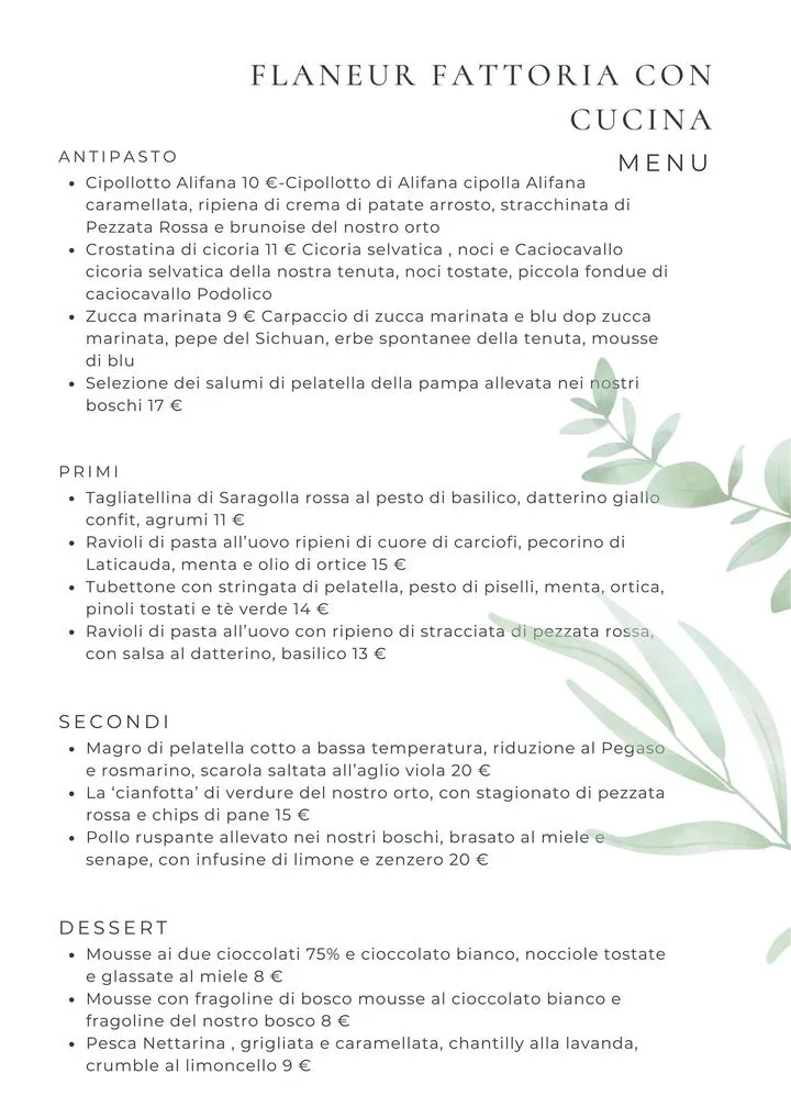 Menu_Flaneur Fattoria con Cucina_Amorosi_immagine_1