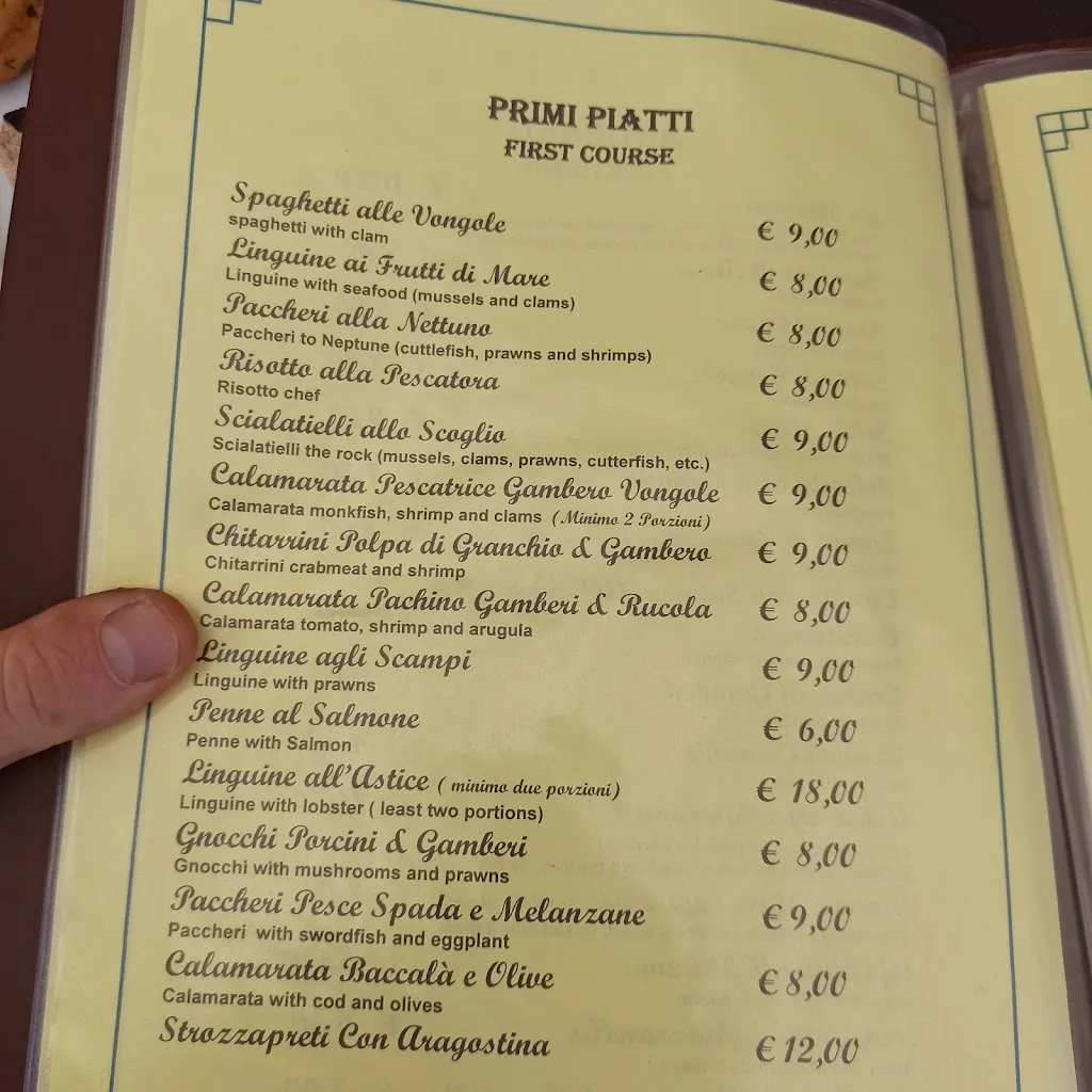 Menu_Ristorante La Paranza_Amorosi_image_1