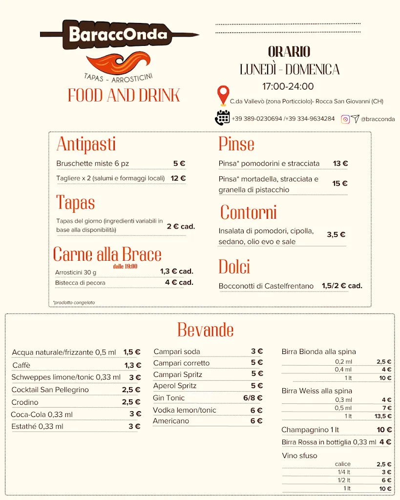 Menü_Baracconda Arrosticini_Fossacesia_Bild_1
