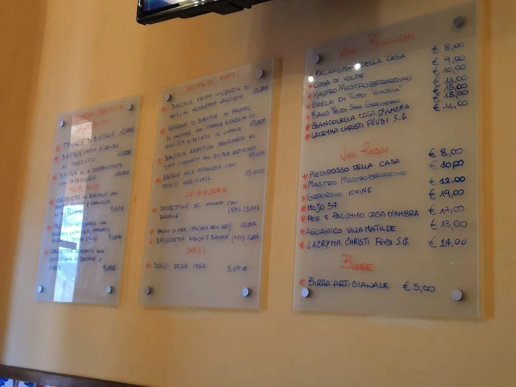 Menu_L’OSTERIA Re Baccalà - Cucina di Mare_Antessano_image_1