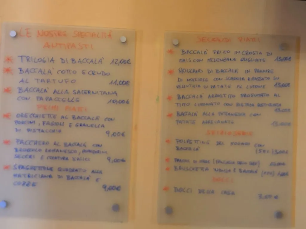 Menu_L’OSTERIA Re Baccalà - Cucina di Mare_Antessano_image_2