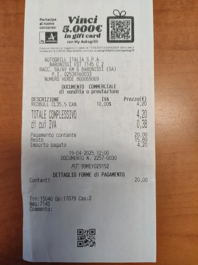 Paolo Storti_Autogrill Baronissi Est_Antessano_review