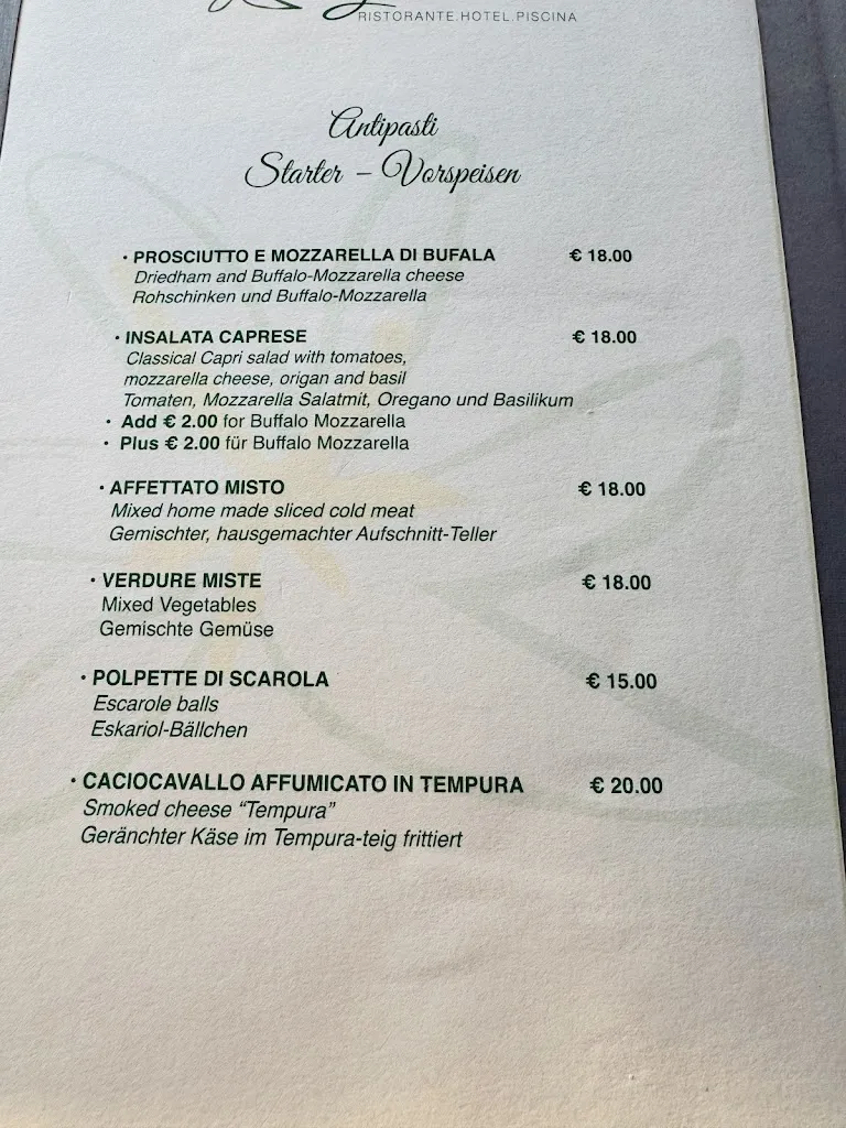 Menü_Da Gelsomina - Ristorante_Anacapri_Bild_4