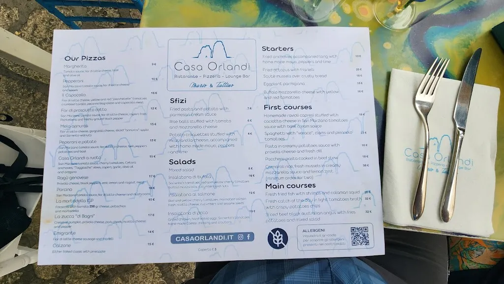 Menu_Casa Orlandi Ristorante e pizzeria_Anacapri_image_1