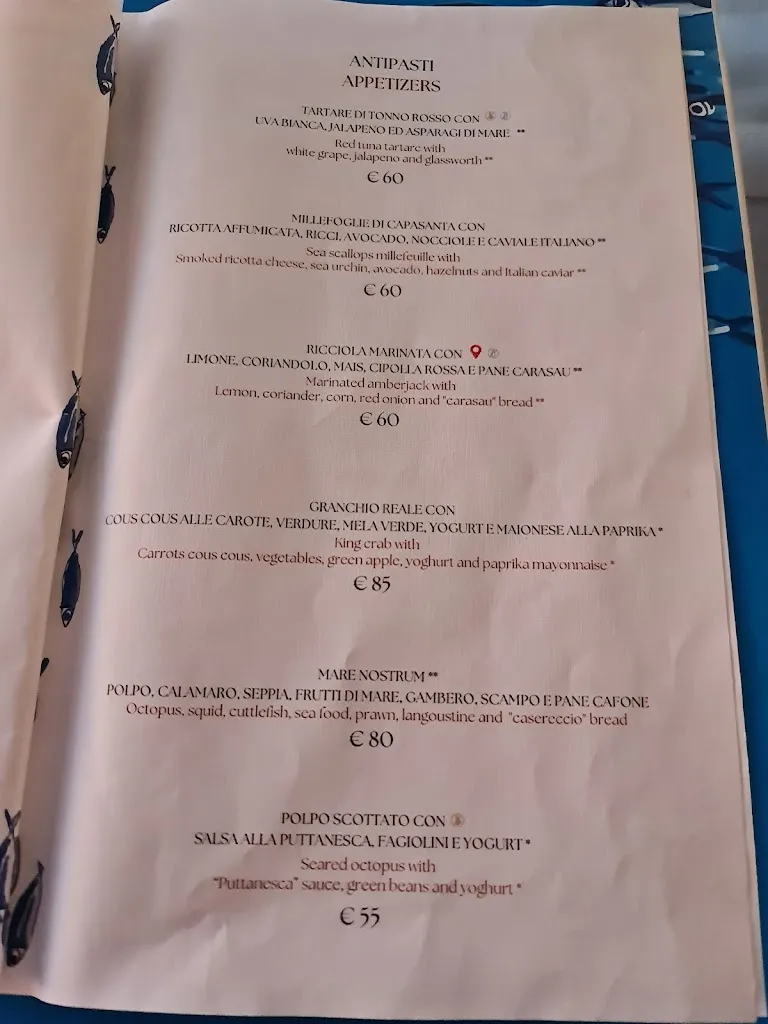 Menu_Restaurant Il Riccio_Anacapri_image_2