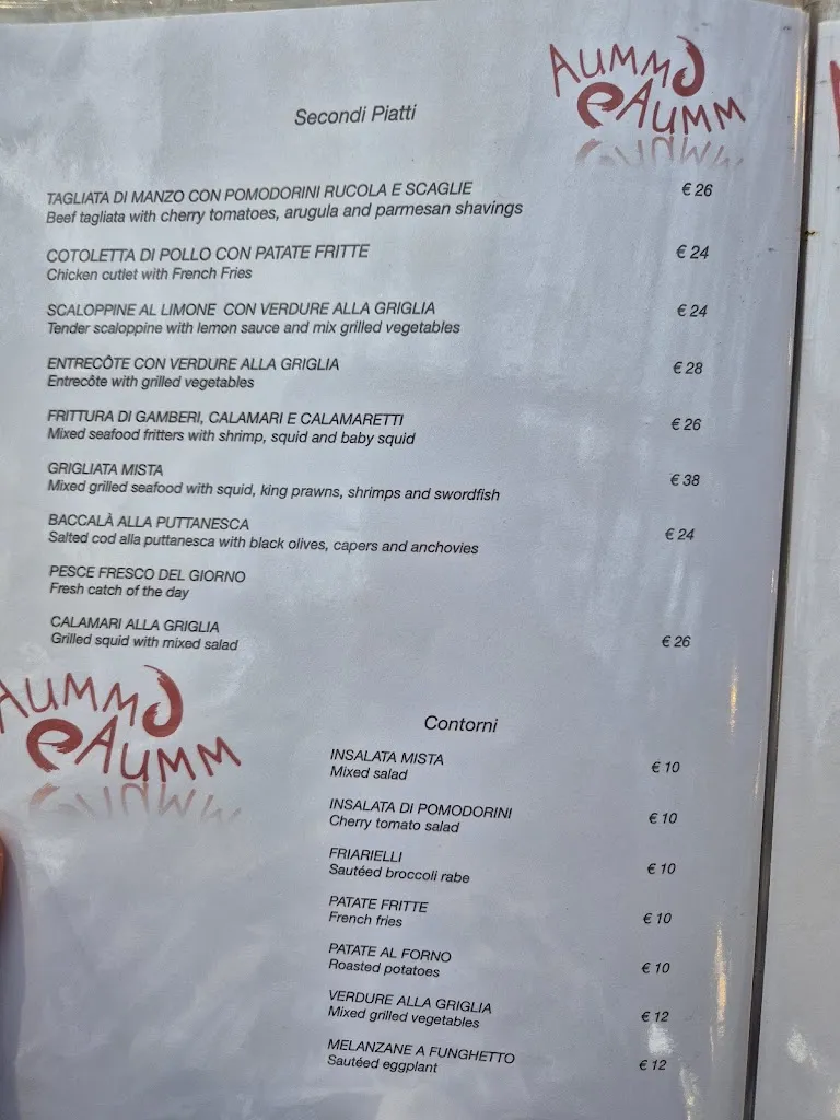 Menu_Aumm Aumm Ristorante Pizzeria_Anacapri_image_1