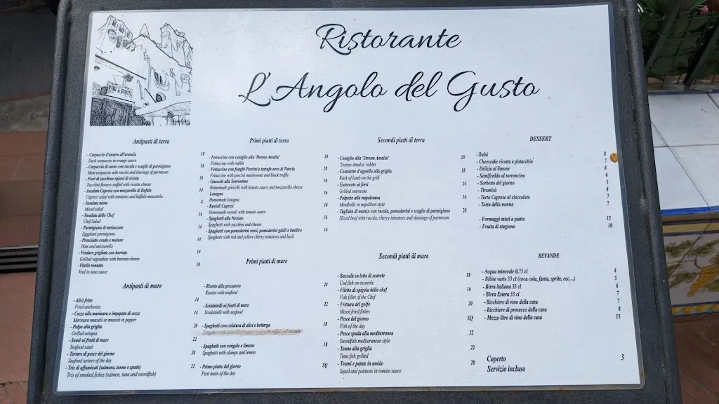 Menu_L'Angolo del Gusto - ristorante di cucina mediterranea Anacapri_Anacapri_image_3