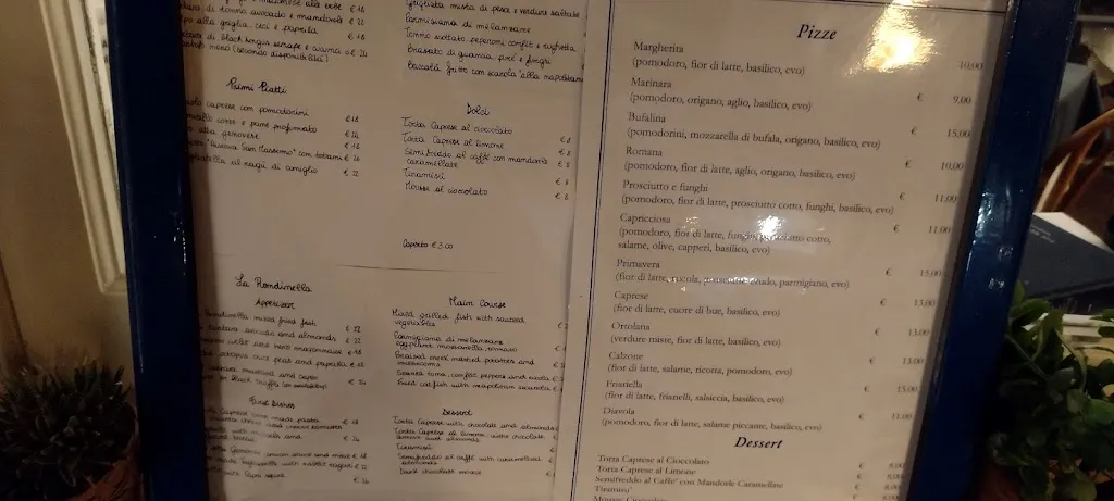 Menu_Ristorante La Rondinella e b&b_Anacapri_immagine_1