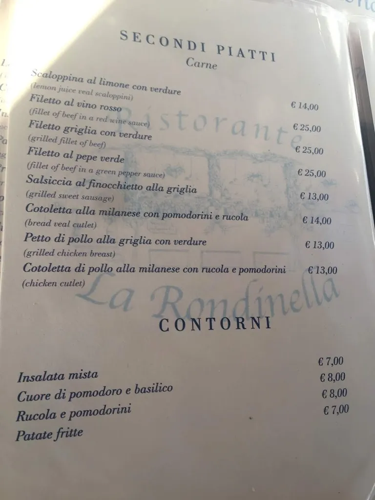 Menu_Ristorante La Rondinella e b&b_Anacapri_immagine_2