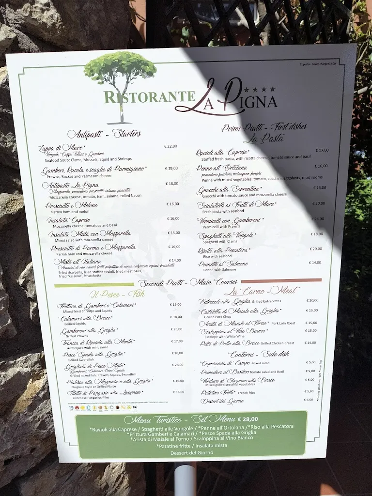 Menu_La Pigna_Anacapri_image_2