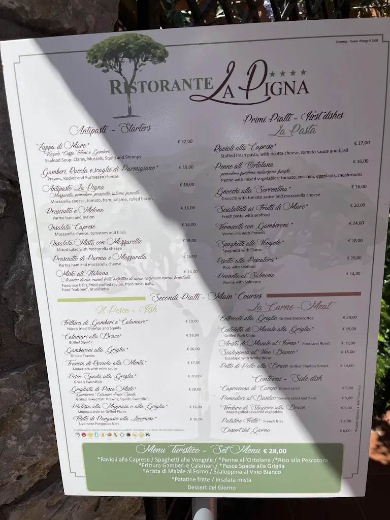 Menu_La Pigna_Anacapri_image_4
