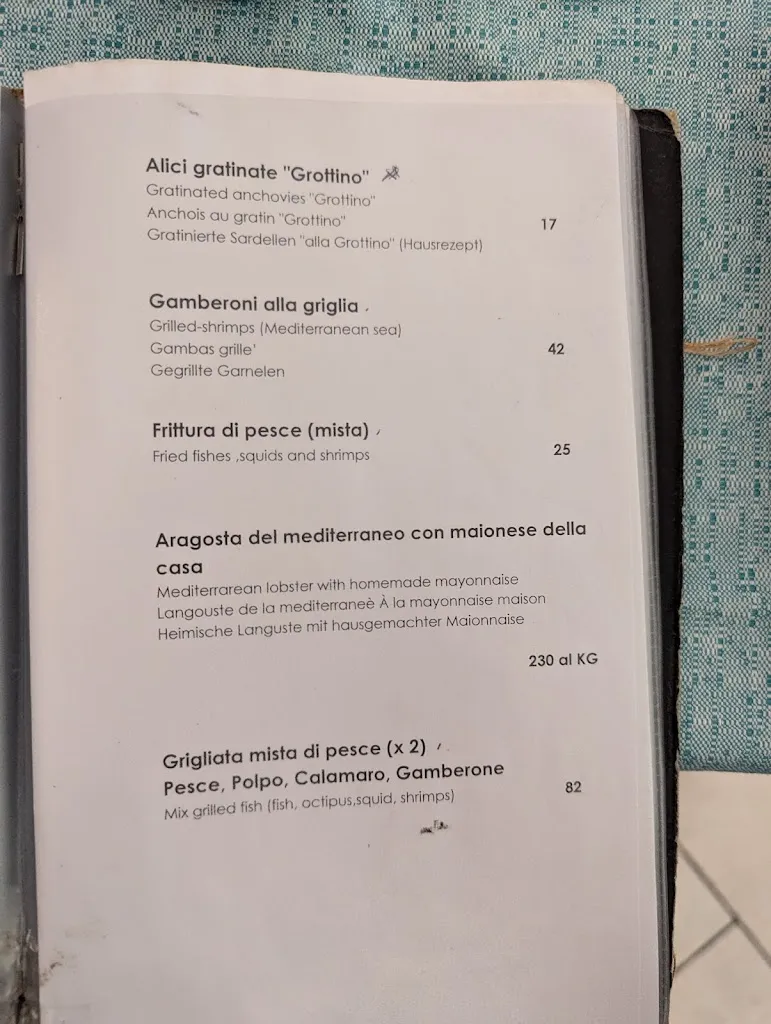 Menu_Al Grottino_Anacapri_image_1