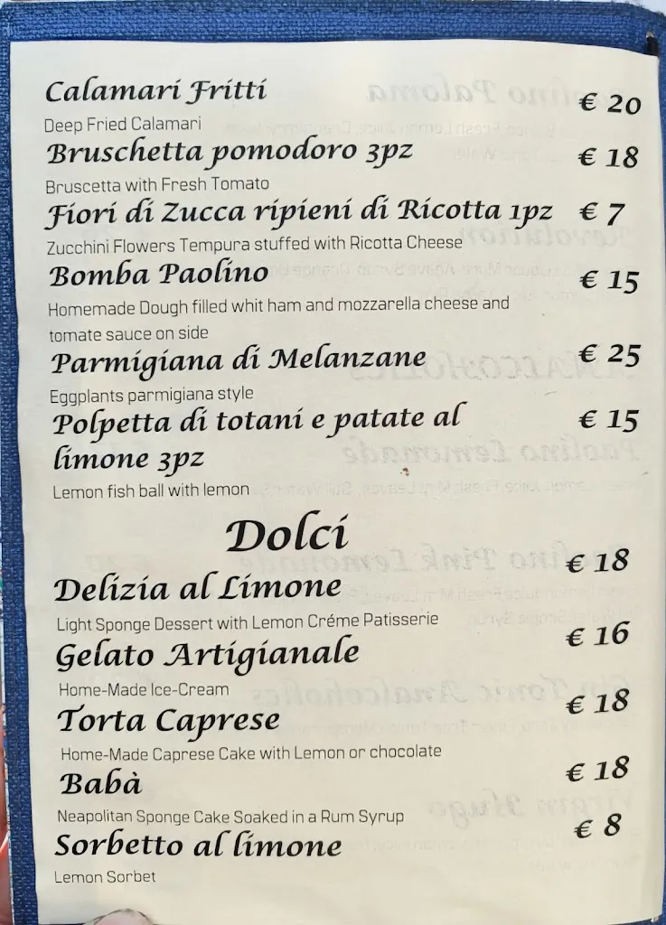 Menu_Da Paolino_Anacapri_image_1