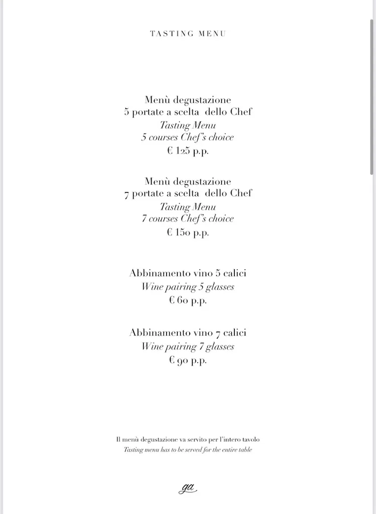 Menu_Gennaro Amitrano Capri_Anacapri_image_1