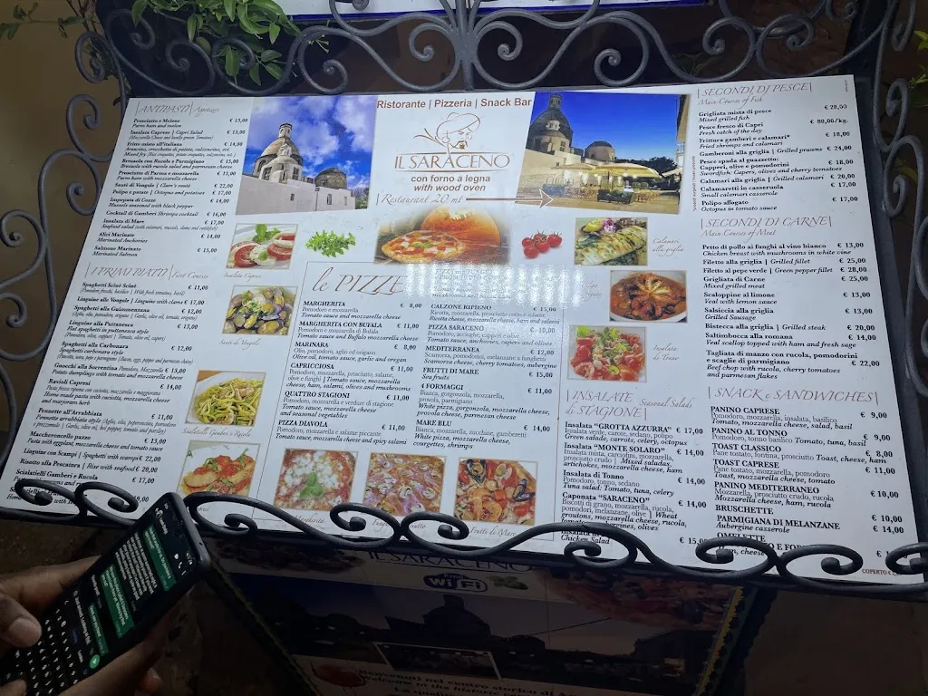 Menu_Il Saraceno_Anacapri_image_1