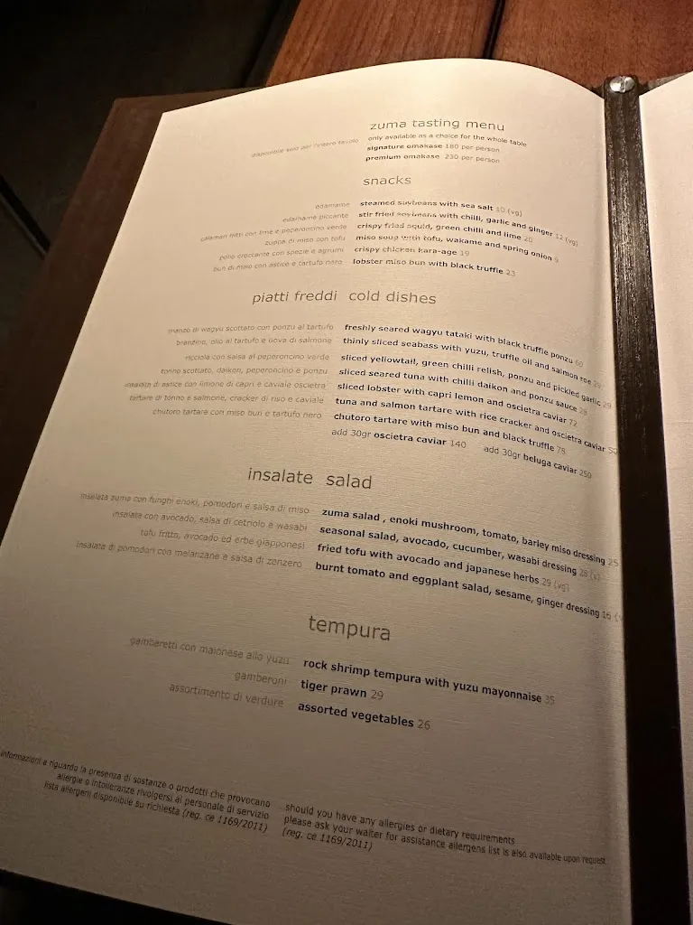 Menu_Zuma Capri_Anacapri_image_2