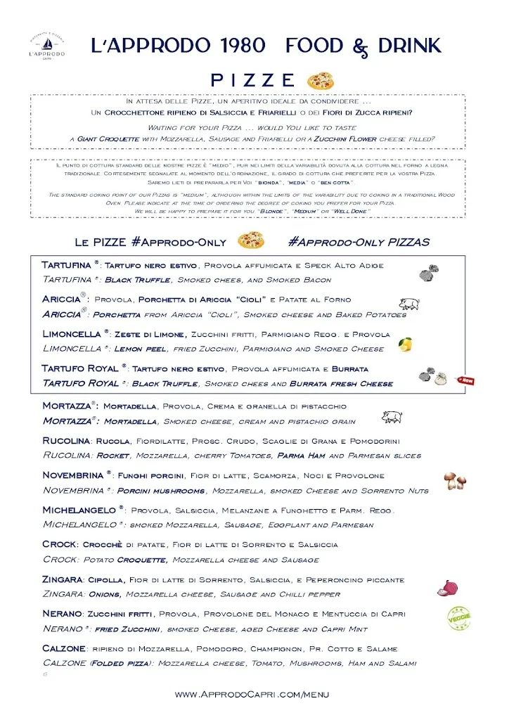 Menu_L'Approdo 1980 Food & Drink_Anacapri_image_4